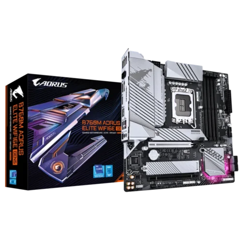 GIGABYTE B760M A E WIFI 6E GEN5 Micro-ATX Intel B760 LGA1700 DDR5 PCIe 5.0 Motherboard - GA-B760M-A-E-WF6E-GEN5