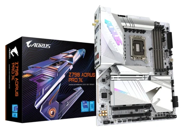 GIGABYTE Z790 AORUS PRO X ATX Intel Z790 LGA1700 DDR5 PCIe 5.0 Motherboard - GA-Z790-AORUS-PRO-X