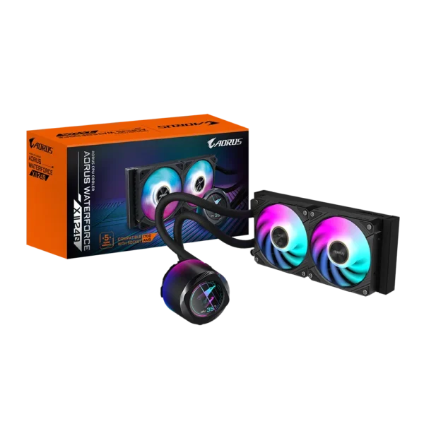 Gigabyte AORUS WATERFORCE II 240 Liquid CPU Cooler - GP-AORUS-WATERFORCE-II-240