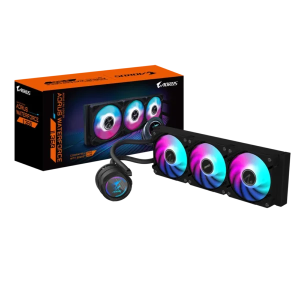 Gigabyte AORUS WATERFORCE II 360 Liquid CPU Cooler - GP-AORUS-WATERFORCE-II-360