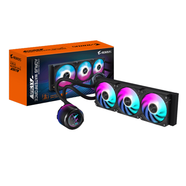 Gigabyte AORUS WATERFORCE X 360 Liquid CPU Cooler - GP-AORUS-WATERFORCE-X-360