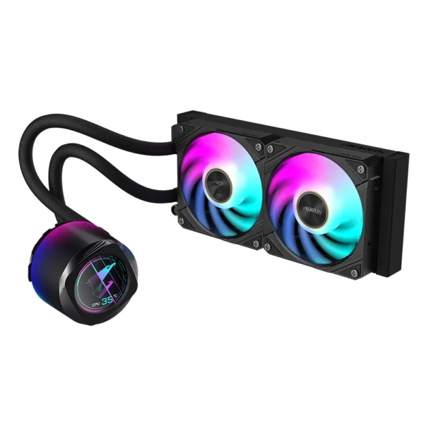 GP-AORUS-WATERFORCE-X-II-240 32 Gigabyte AORUS WATERFORCE X II 240 Liquid CPU Cooler - GP-AORUS-WATERFORCE-X-II-240