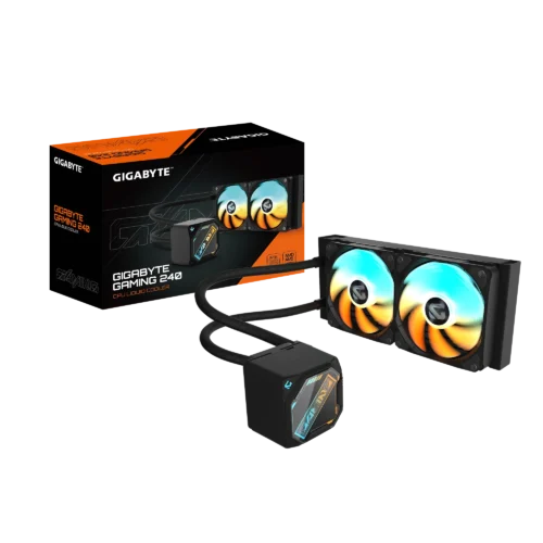 Gigabyte GAMING 240 Black AIO Liquid CPU Cooler - GP-GIGABYTE-GME-240