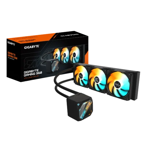 Gigabyte GAMING 360 Black AIO Liquid CPU Cooler - GP-GIGABYTE-GME-360