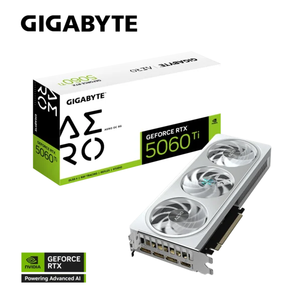 Gigabyte GeForce RTX 5060 Ti AERO OC 8GB GDDR7 Graphics Card - GV-N506TAERO-OC-8GD