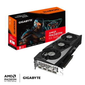 Gigabyte Radeon RX 7600 Gaming OC 8GB GDDR6 Graphics Card - GV-R76GAMING-OC-8GD