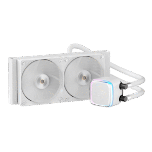 Ocypus Iota L24 White Digital CPU Liquid Cooler - IOTA-L24-WH2ANWNN00X-GL