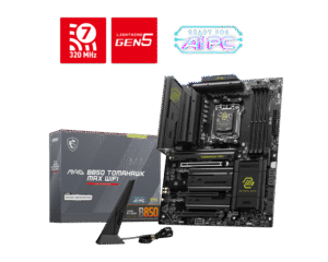 MAG B850 TOMAHAWK MAX WIFI 1 MSI MAG B850 TOMAHAWK MAX WIFI Gaming Motherboard AMD B850 AM5 DDR5 8400+MT/s PCIe 5.0 Wi-Fi 7