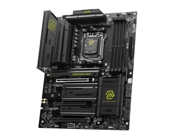 MSI MAG B850 TOMAHAWK MAX WIFI Gaming Motherboard AMD B850 AM5 DDR5 8400+MT/s PCIe 5.0 Wi-Fi 7
