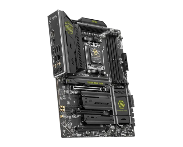 MSI MAG B850 TOMAHAWK MAX WIFI Gaming Motherboard AMD B850 AM5 DDR5 8400+MT/s PCIe 5.0 Wi-Fi 7