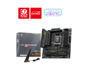 MAG B850M MORTAR WIFI 1 MSI MAG B850M MORTAR WIFI Gaming Motherboard AMD B850 AM5 DDR5 8200+MT/s PCIe 5.0 Wi-Fi 7