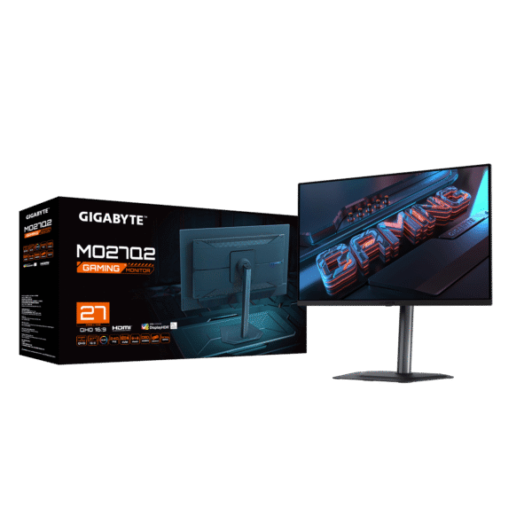 Gigabyte MO27Q2 Gaming Monitor 27 Inch QD-OLED QHD 2560x1440 240Hz DisplayHDR True Black 400 - GP-MO27Q2-AP