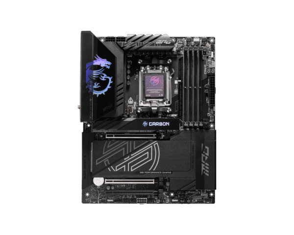 MSI MPG X870E CARBON WIFI Gaming Motherboard AMD X870E AM5 DDR5 8400+MT/s PCIe 5.0 Wi-Fi 7