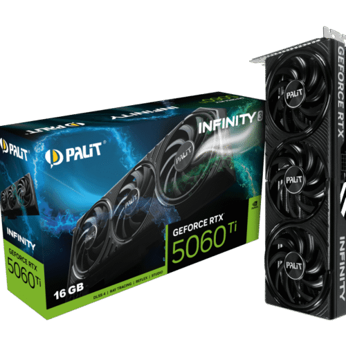 Palit GeForce RTX 5060 Ti Infinity 3 16GB GDDR7 Graphics Card - NE7506T019T1-GB2061S