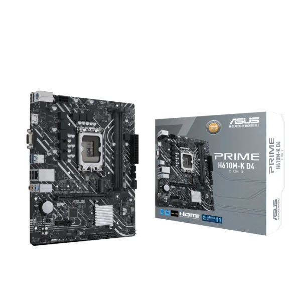 PRIME H610M-K D4-CSM 1 ASUS PRIME H610M-K D4-CSM Micro-ATX Intel H610 LGA1700 DDR4 Motherboard - PRIME H610M-K D4-CSM