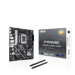 ASUS PRIME H810M A WIFI CSM Micro-ATX Intel H810 LGA 1851 DDR5 Motherboard - PRIME H810M-A WIFI-CSM