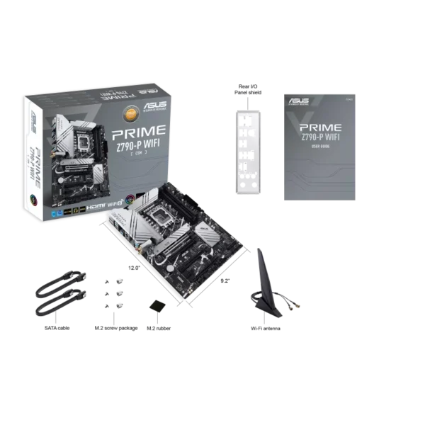 ASUS PRIME Z790-P WIFI-CSM ATX Motherboard Intel Z790 LGA1700 DDR5 PCIe 5.0 Wi-Fi 6 - PRIME Z790-P WIFI-CSM