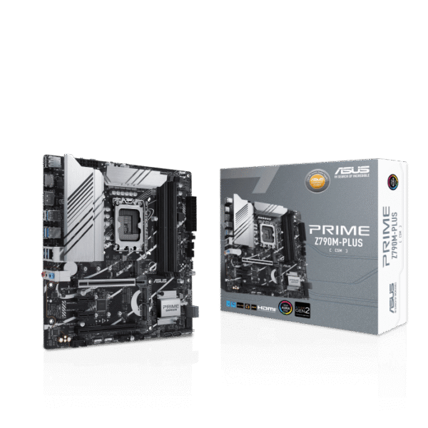 PRIME Z790M-PLUS-CSM 1 ASUS PRIME Z790M-PLUS-CSM mATX Intel Z790 LGA1700 DDR5 PCIe 5.0 Motherboard - PRIME Z790M-PLUS-CSM