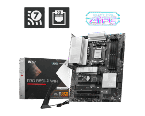 PRO B850-P WIFI 1 MSI PRO B850-P WIFI Professional Motherboard AMD B850 AM5 DDR5 8200+MT/s PCIe 5.0 Wi-Fi 7