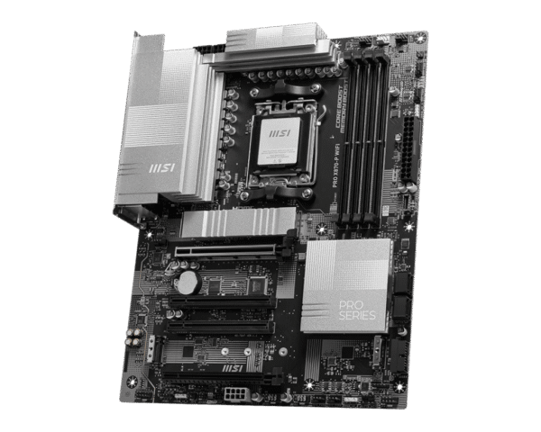 MSI PRO X870-P WIFI Professional Motherboard AMD X870 AM5 DDR5 8200+MT/s PCIe 5.0 Wi-Fi 7