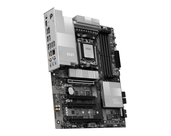 MSI PRO X870-P WIFI Professional Motherboard AMD X870 AM5 DDR5 8200+MT/s PCIe 5.0 Wi-Fi 7
