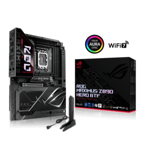 ASUS ROG MAXIMUS Z890 HERO BTF ATX Intel Z890 LGA 1851 DDR5 PCIe 5.0 Motherboard - ROG MAXIMUS Z890 HERO BTF