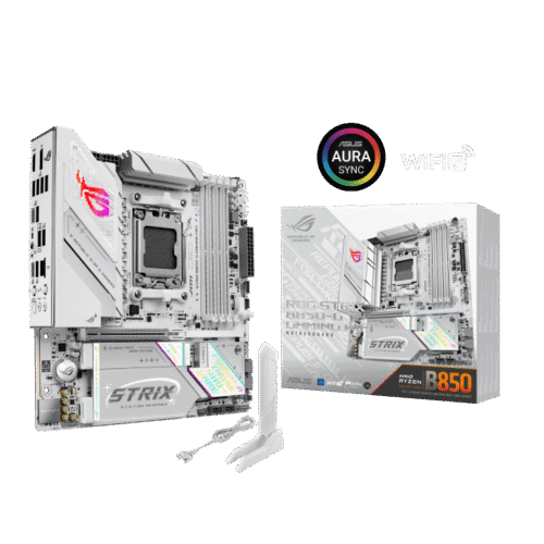 ASUS ROG STRIX B850-G GAMING WIFI micro-ATX AMD B850 AM5 DDR5 PCIe 5.0 Motherboard - ROG STRIX B850-G GAMING WIFI