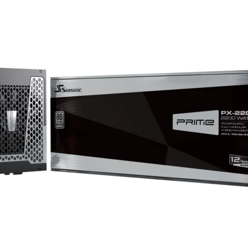 Seasonic PRIME PX-2200 ATX 3.1 and PCIe 5.1 80 PLUS Platinum Fully Modular Power Supply - SRP-PPX222-A5A22ST