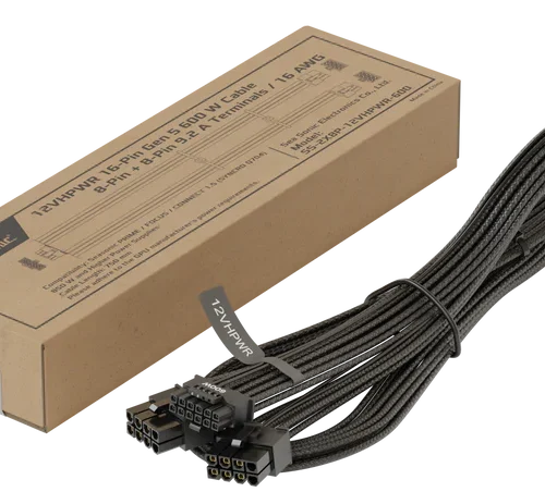 Seasonic 12VHPWR 600W Cable 2x 8-Pin to 16-Pin PCIe 5.0 for PRIME and FOCUS Series - SS-2X8P-12VHPWR-600