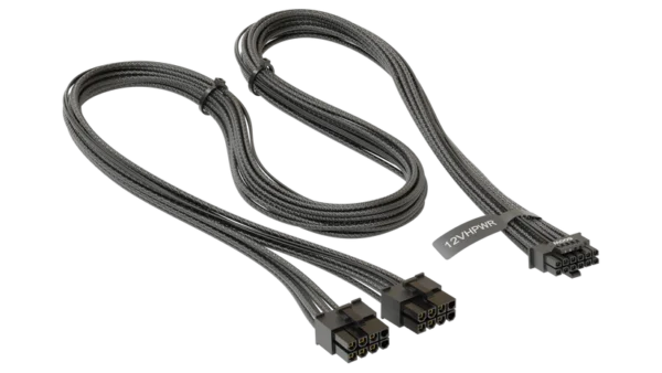 Seasonic 12VHPWR 600W Cable 2x 8-Pin to 16-Pin PCIe 5.0 for PRIME and FOCUS Series - SS-2X8P-12VHPWR-600