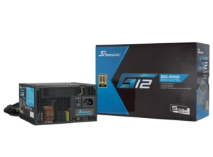 Seasonic G12 GC-650 (2024) 80 PLUS Gold Non-Modular ATX Power Supply - SSP-650RT2