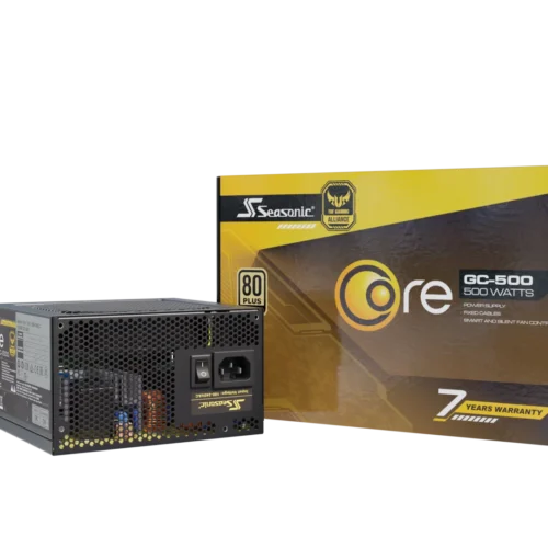 Seasonic CORE GC-500 80 PLUS Gold Non-Modular ATX Power Supply - SSR-500LC