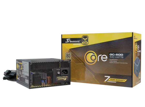 Seasonic CORE GC-500 80 PLUS Gold Non-Modular ATX Power Supply - SSR-500LC