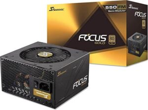 Seasonic FOCUS GM-550 80 PLUS Gold Semi-Modular ATX Power Supply - SSR-550FM