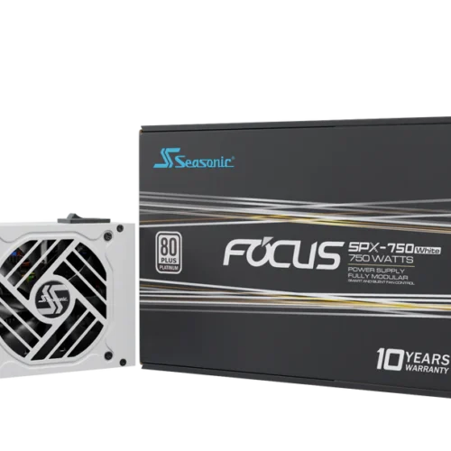 Seasonic FOCUS SPX-750 White Edition 80 PLUS Platinum Fully Modular SFX Power Supply - SSR-750SPX White