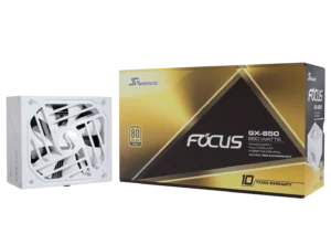 Seasonic FOCUS GX-850 White Edition 80 PLUS Gold Fully Modular ATX Power Supply - SSR-850FX3 White