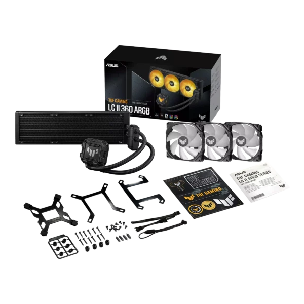 ASUS TUF Gaming LC II 360 ARGB AIO Liquid CPU Cooler - TUF Gaming LC II 360 ARGB