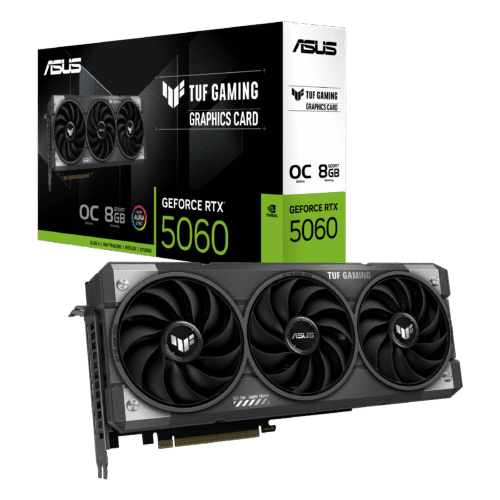 ASUS TUF Gaming GeForce RTX 5060 8GB GDDR7 OC Edition Graphics Card - TUF-RTX5060-O8G-GAMING