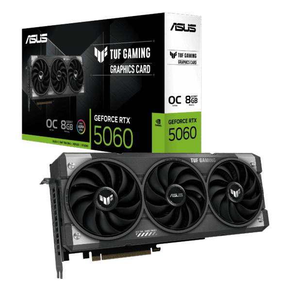 ASUS TUF Gaming GeForce RTX 5060 8GB GDDR7 OC Edition Graphics Card - TUF-RTX5060-O8G-GAMING