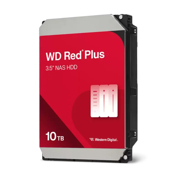Western Digital Red Plus 10TB 3.5" SATA NAS Hard Drive - WD101EFBX | WD100EFGX