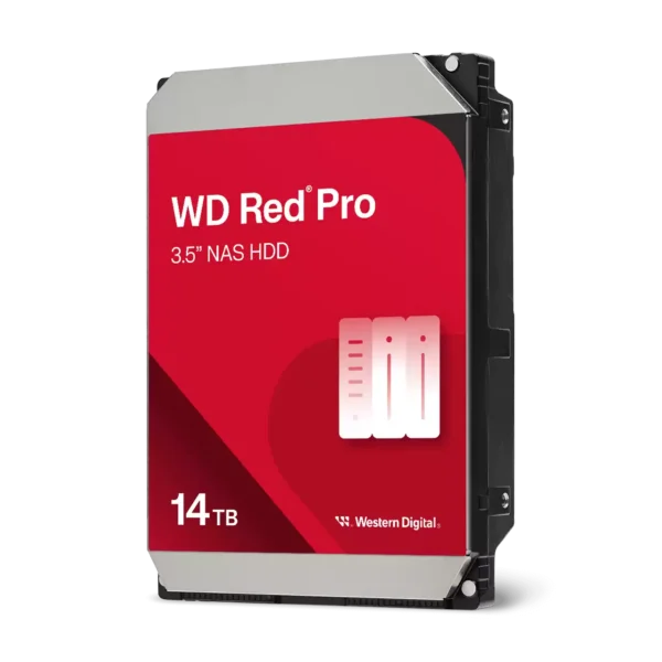 Western Digital Red Pro 14TB 3.5-Inch SATA 7200 RPM NAS Hard Drive - WD142KFGX