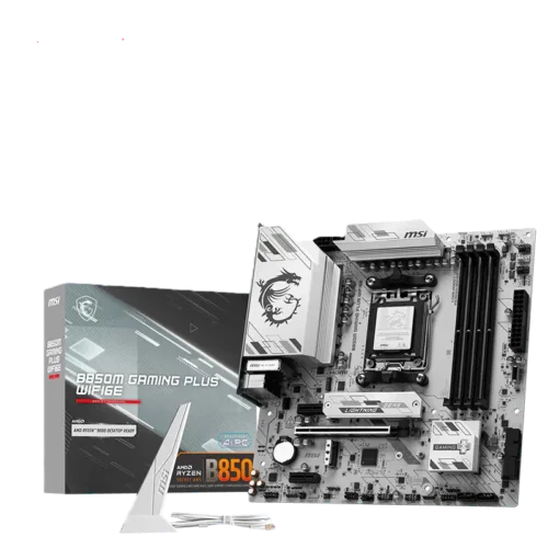 MSI B850M GAMING PLUS WIFI6E AM5 DDR5 PCIe 5.0 M.2 Micro-ATX Motherboard | B850M GAMING PLUS WIFI6E
