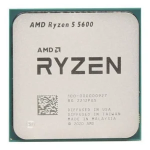 AMD Ryzen 5 5600 Tray Type Desktop Processor without Cooler (6C/12T, 3.5GHz, 65W, AM4, DDR4, PCIe 4.0) - 100-000000927