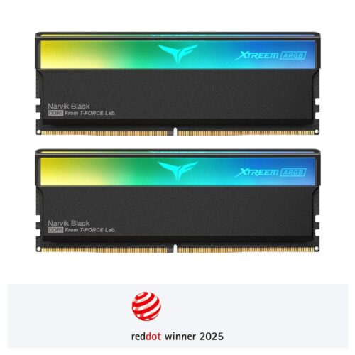 TEAMGROUP T-Force XTREEM ARGB DDR5 32GB (2x16GB) 6000MHz CL30 RGB Black - FF9D532G6000HC30DC01