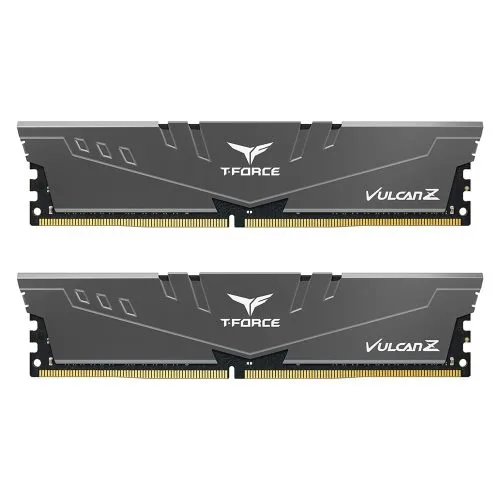 TEAMGROUP T-Force Vulcan Z DDR4 32GB (2x16GB) 3600MHz CL18 Non-RGB Gray - TLZGD432G3600HC18JDC01
