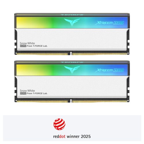 TEAMGROUP T-Force XTREEM ARGB DDR5 32GB (2x16GB) 6000MHz CL30 RGB White - FFAD532G6000HC30DC01