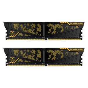 dual_01 TEAMGROUP T-Force Vulcan TUF DDR4 32GB (2x16GB) 3600MHz CL18 Non-RGB Black - TLTYD432G3600HC18JDC01