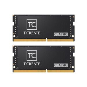 TEAMGROUP T-Create Classic DDR4 SODIMM with Heatspreader 32GB (1x32GB) 3200MHz CL22 Non-RGB Black - TTCBD432G3200HC22-S01