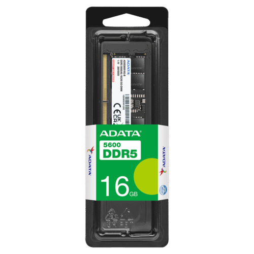 ADATA DDR5-5600 16GB U-DIMM Memory Module with On-Die ECC for AMD and Intel Platforms - AD-AD5U560016G-S