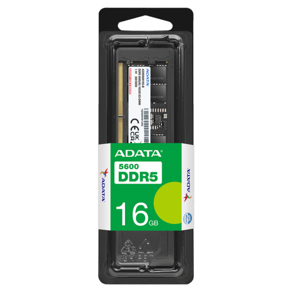 ADATA DDR5-5600 16GB U-DIMM Memory Module with On-Die ECC for AMD and Intel Platforms - AD-AD5U560016G-S
